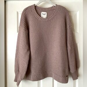 Abercrombie & Fitch sweater womens large mauve like new